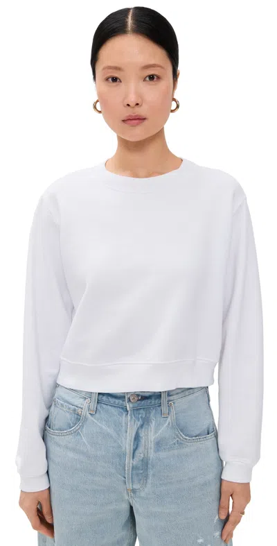 Cotton Citizen Milan Crew Sweatshirt White