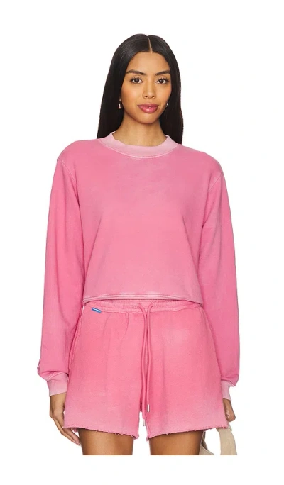 Cotton Citizen Milan Crewneck In Vintage Azalea