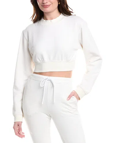 Cotton Citizen Milan Cropped Sweatshirt In Beige