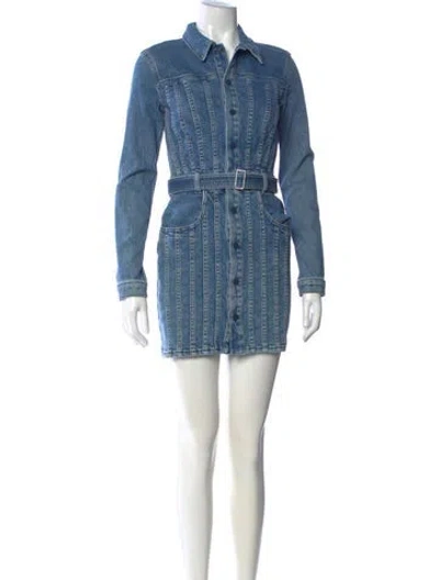 Pre-owned Cotton Citizen Mini Dress In Blue