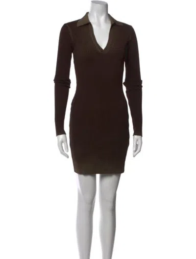 Pre-owned Cotton Citizen Mini Dress In Brown