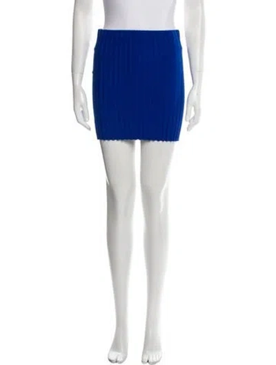 Pre-owned Cotton Citizen Mini Skirt In Blue