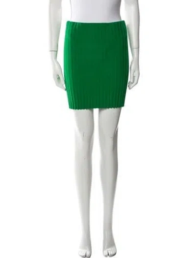 Pre-owned Cotton Citizen Mini Skirt W/ Tags In Green