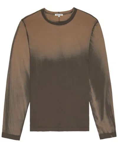Cotton Citizen Prince Long Sleeve Shirt In Brown