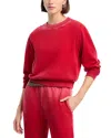 Cotton Citizen Roma Crewneck Sweatshirt In Red