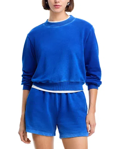 Cotton Citizen Roma Crewneck Sweatshirt In Blue