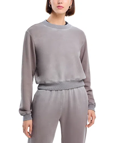 Cotton Citizen Roma Crewneck Sweatshirt In Gray