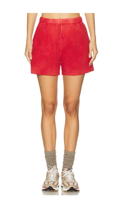 Cotton Citizen Roma Short In Vintage Crimson