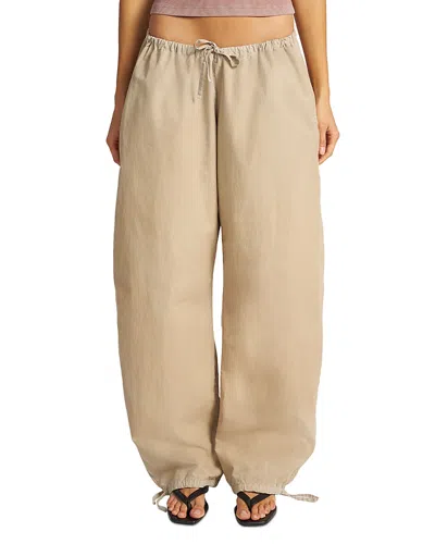 Cotton Citizen Santorini Drawstring Pants In Brown