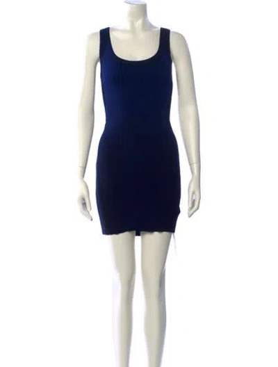 Pre-owned Cotton Citizen Scoop Neck Mini Dress In Multi