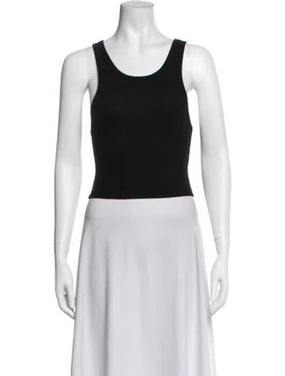Pre-owned Cotton Citizen Scoop Neck Sleeveless Top In Black