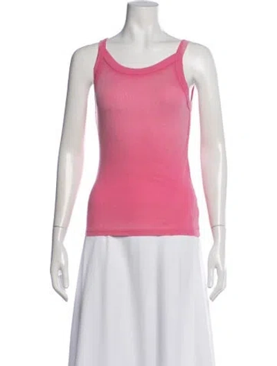 Pre-owned Cotton Citizen Scoop Neck Sleeveless Top In Pink