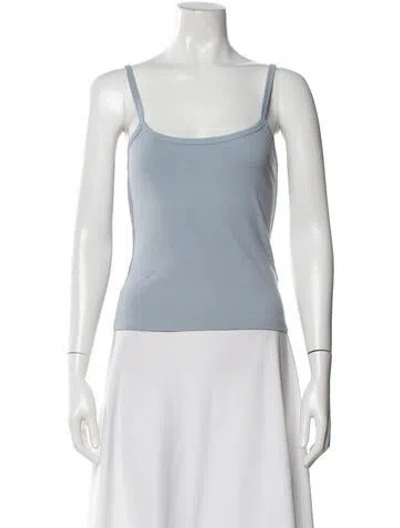 Pre-owned Cotton Citizen Scoop Neck Sleeveless Top W/ Tags In Blue
