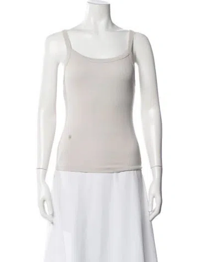 Pre-owned Cotton Citizen Scoop Neck Sleeveless Top W/ Tags In Gray