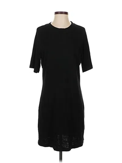 Pre-owned Cotton Citizen Short Sleeve Top Black Crew Neck Tops