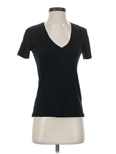 Pre-owned Cotton Citizen Short Sleeve Top Black V Neck Tops