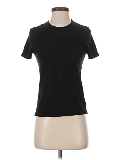 Pre-owned Cotton Citizen Short Sleeve Turtleneck In Black