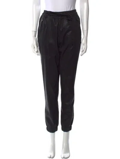 Pre-owned Cotton Citizen Skinny Leg Pants In Black