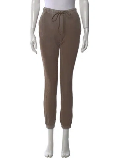 Pre-owned Cotton Citizen Skinny Leg Pants In Brown