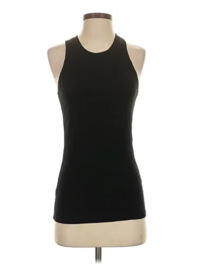 Pre-owned Cotton Citizen Sleeveless Top Black Halter Neckline Tops