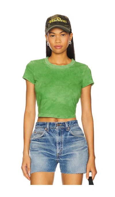 Cotton Citizen Standard Baby Tee In 复古翠绿色