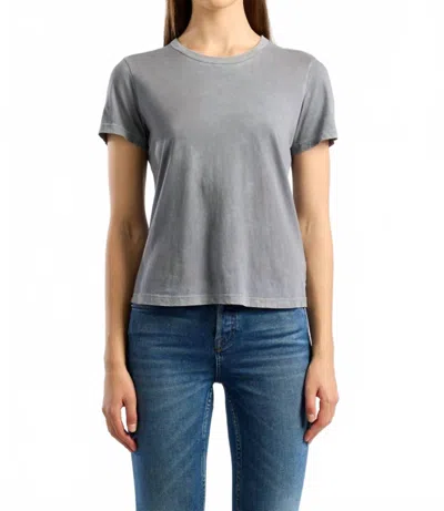 Cotton Citizen Standard Cotton Tee In Vintage Natural Blue In Gray
