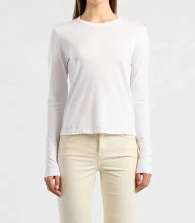Cotton Citizen Standard Long Sleeve Shirt In White
