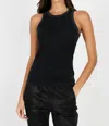 Cotton Citizen Standard Tank In Sun Faded Black In Black