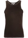 Cotton Citizen Cotton Tank Top In Brown