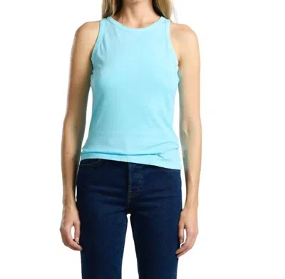 Cotton Citizen Standard Tank Top In Aqua In Blue