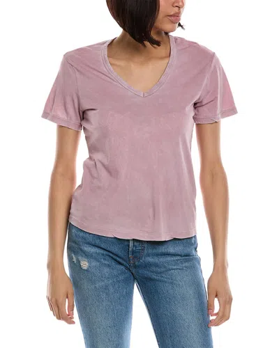 Cotton Citizen Standard V-neck T-shirt In Pink