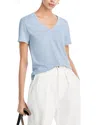 Cotton Citizen Standard V Neck Tee In Vintage Crystaline