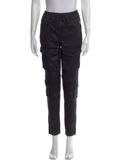 Pre-owned Cotton Citizen Straight Leg Pants In Black