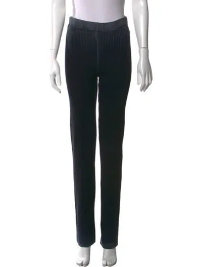 Pre-owned Cotton Citizen Straight Leg Pants In Black