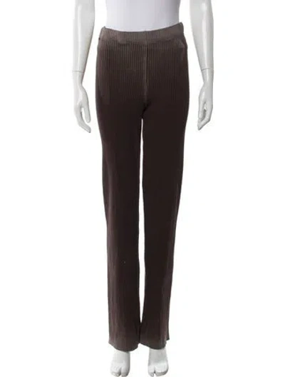 Pre-owned Cotton Citizen Straight Leg Pants In Brown