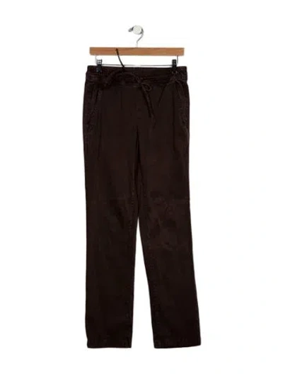 Pre-owned Cotton Citizen Straight Leg Pants In Brown