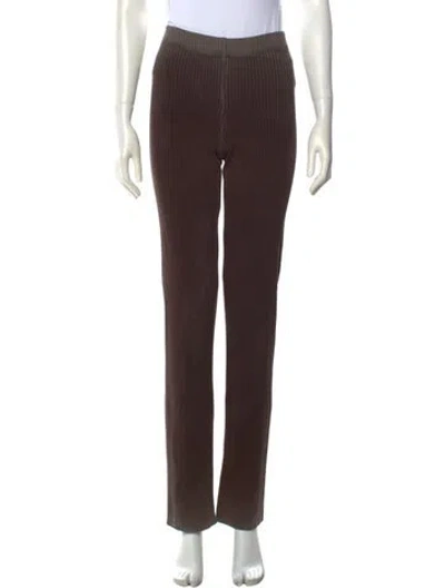 Pre-owned Cotton Citizen Straight Leg Pants In Brown