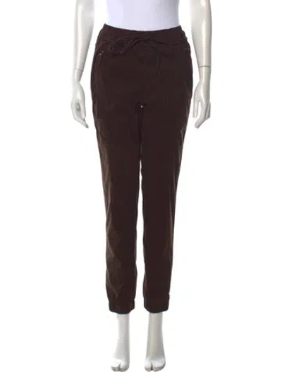 Pre-owned Cotton Citizen Straight Leg Pants In Brown