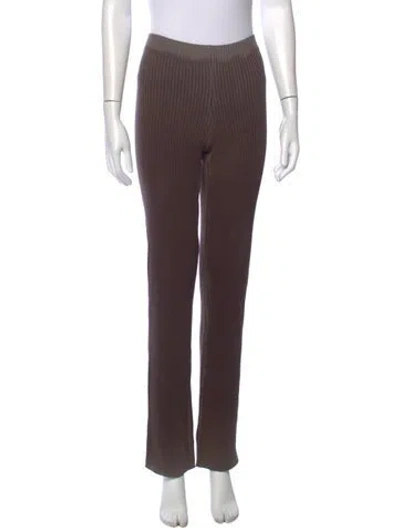 Pre-owned Cotton Citizen Straight Leg Pants In Brown
