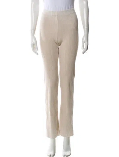 Pre-owned Cotton Citizen Straight Leg Pants In Neutral