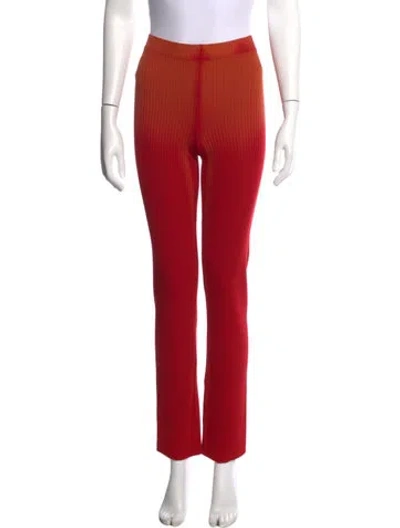 Pre-owned Cotton Citizen Straight Leg Pants In Red