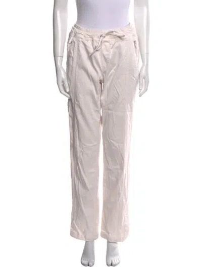 Pre-owned Cotton Citizen Straight Leg Pants In White