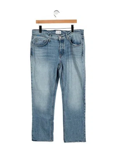Pre-owned Cotton Citizen Straight-leg Jeans W/ Tags In Blue