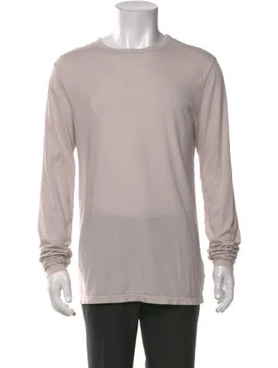 Pre-owned Cotton Citizen Supima Cotton Crew Neck T-shirt In Neutrals