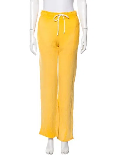 Pre-owned Cotton Citizen Sweatpants In Yellow
