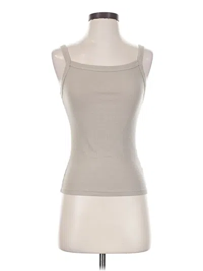 Pre-owned Cotton Citizen Tank Top Tan Strapless Neckline Tops