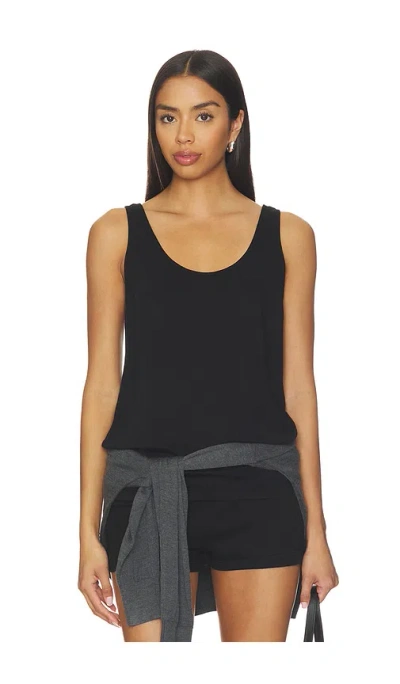 Cotton Citizen The Mykonos Relaxed Tank In Black