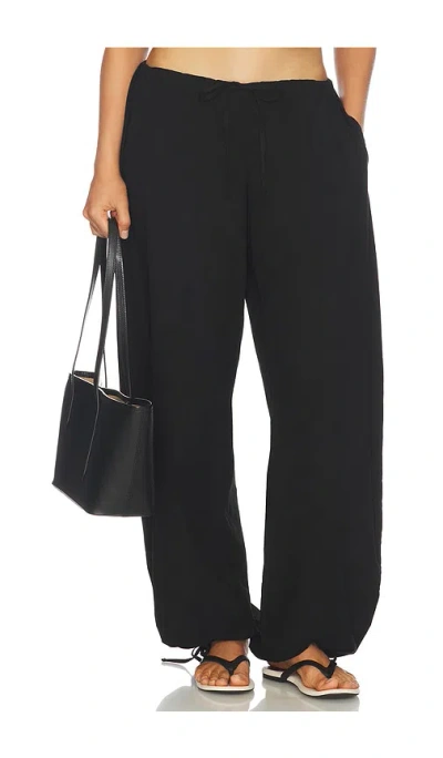 Cotton Citizen The Santorini Drawstring Pant In Black