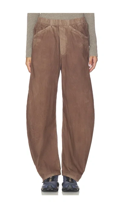 Cotton Citizen The Santorini Trouser In Vintage Umber