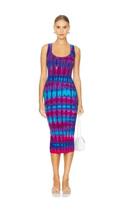 Cotton Citizen The Verona Midi Dress In Purple